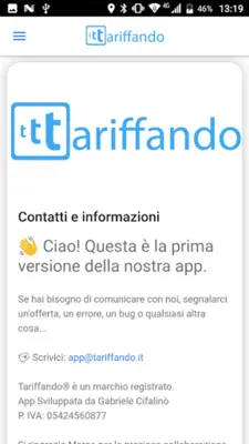 Tariffando - trova le migliori android App screenshot 0